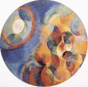 Delaunay, Robert Simulaneous Contrasts Sun and Moon Germany oil painting artist